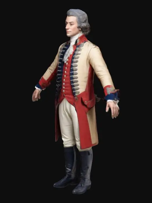 3D model for Colonial Elegance