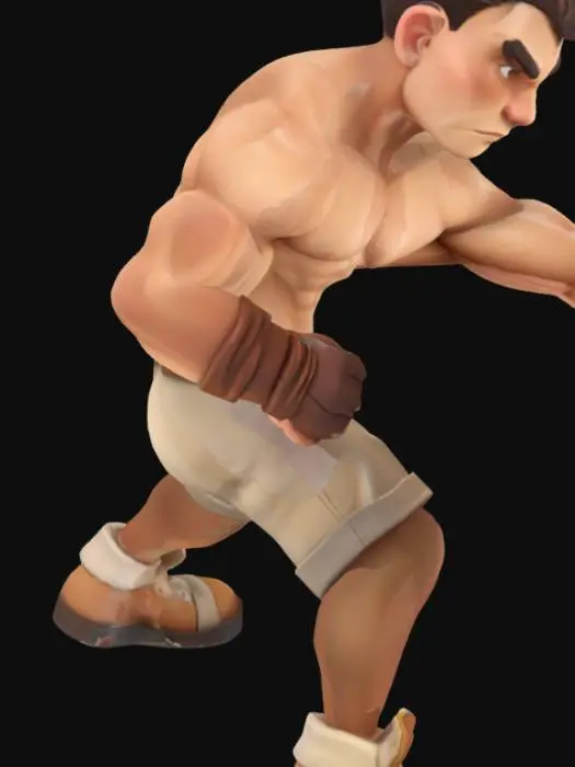 3D model for Boxing Warrior