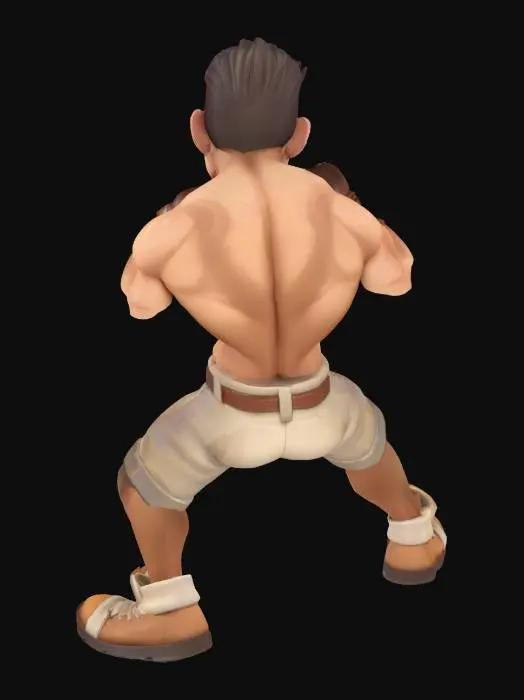 3D model for Boxing Warrior