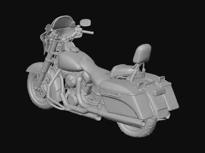 3D model for Motorcycle Resting
