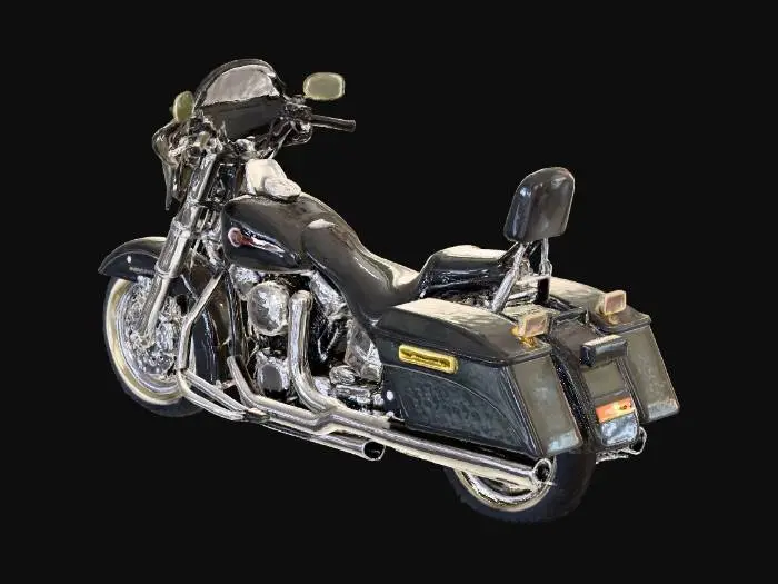 3D model for Motorcycle Resting