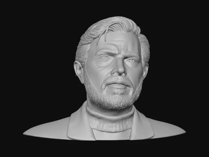 3D model for Man in Blue Jacket