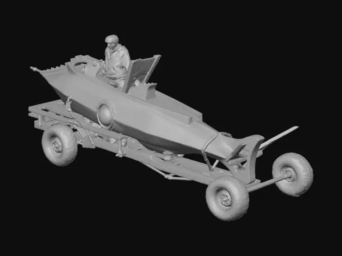 3D model for Amphibious Craft Display
