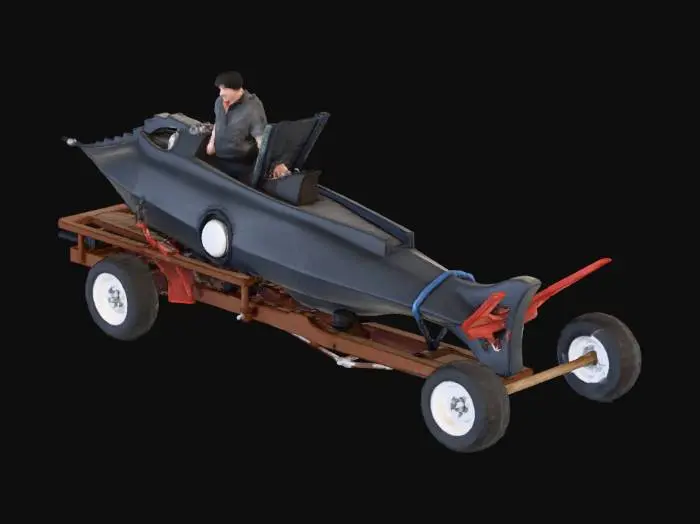 3D model for Amphibious Craft Display
