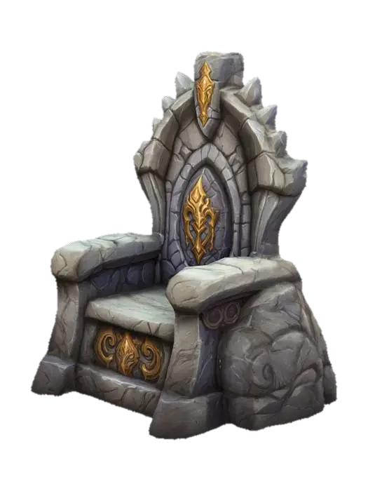 Fantasy, Highly Detailed, Stone Throne, game assets, world of warcraft art… - Worldofwarcraft 3D model, vytvořený pomocí AI