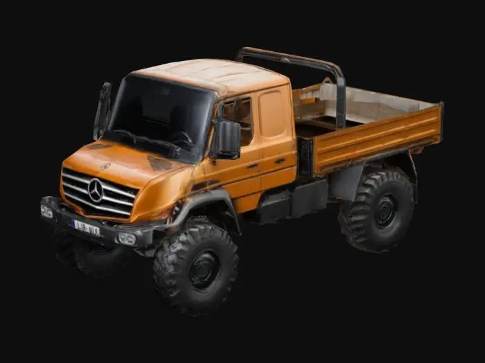 3D model for mercedes benz unimog