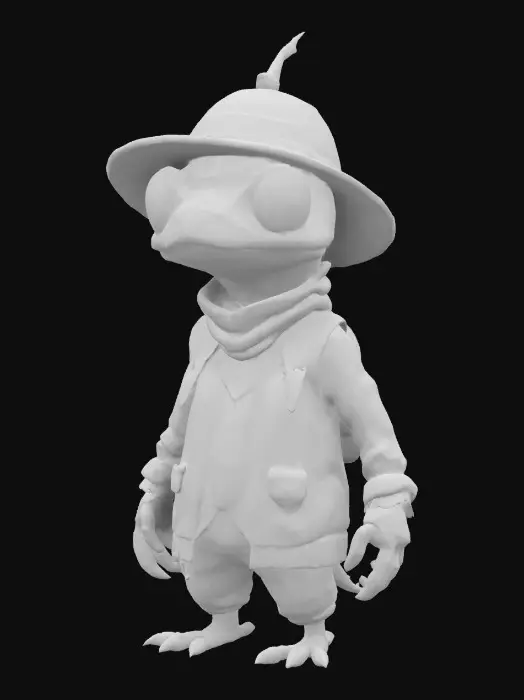 3D model for Explorer Lizard in the Study