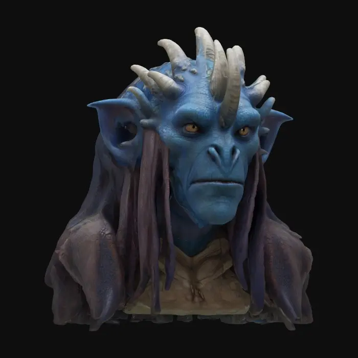 3D model for Elder Bluehorn