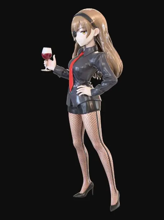 3D model for Mysterious Elegance