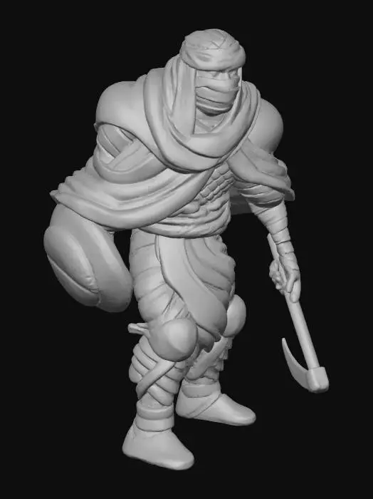 3D model for Sand Guardian