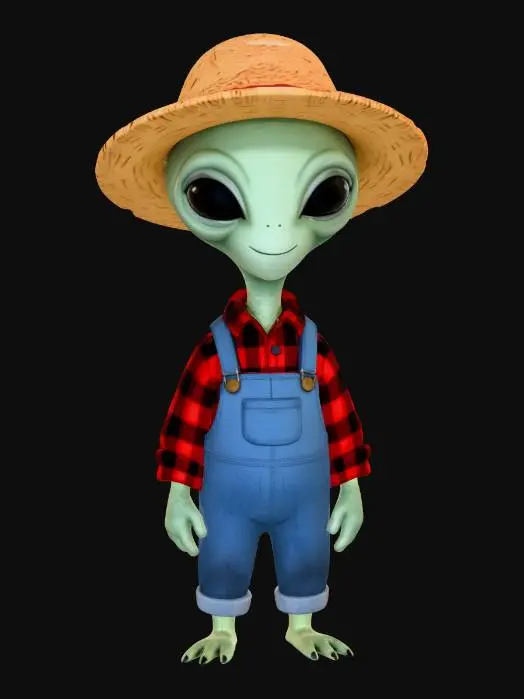3D model for Alien Farmer