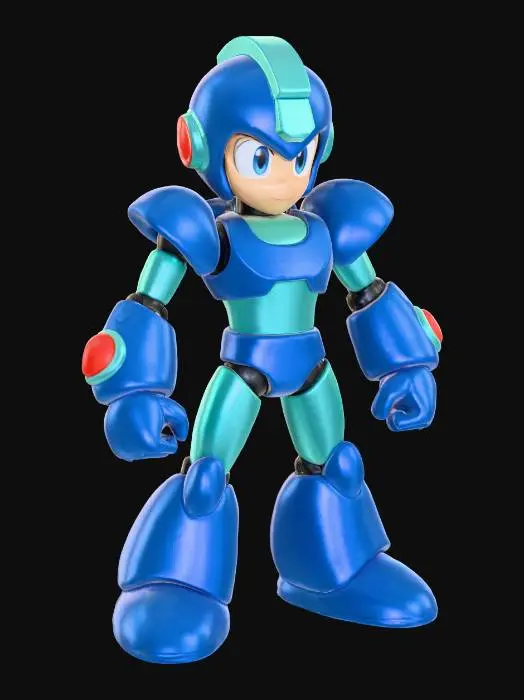 3D model for Blue Hero in the Cityscape