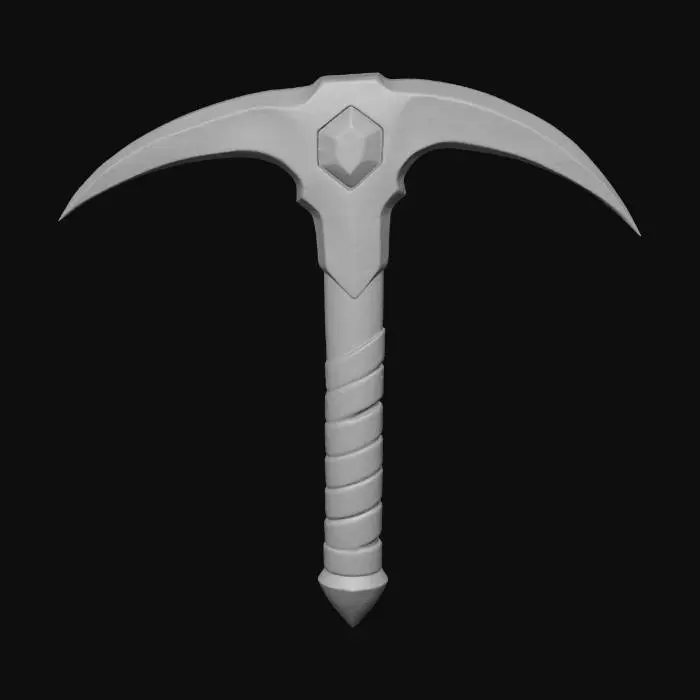 3D model for Bloodforged Pickaxe