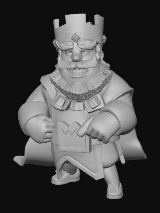 3D model for Clash royale king