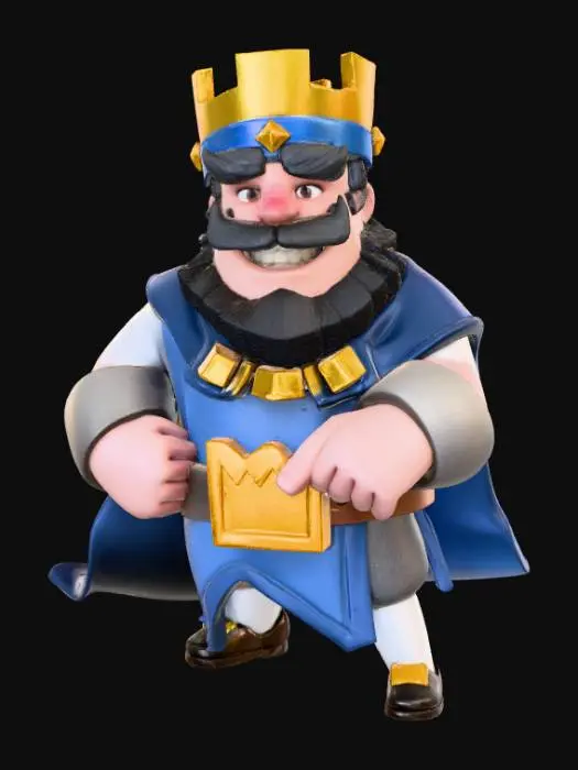 3D model for Clash royale king