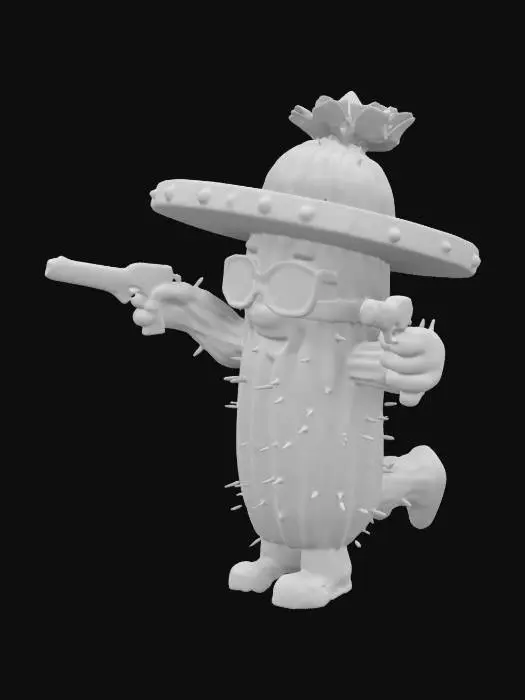 3D model for cactus bandito