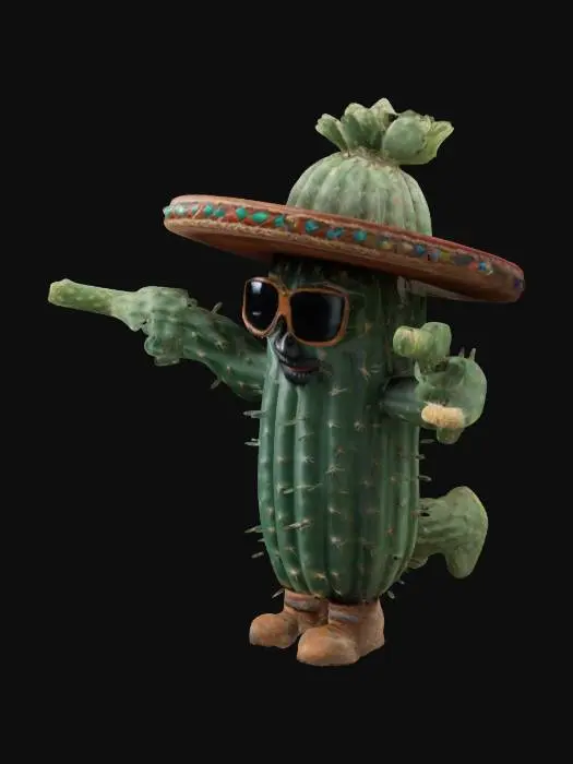 3D model for cactus bandito