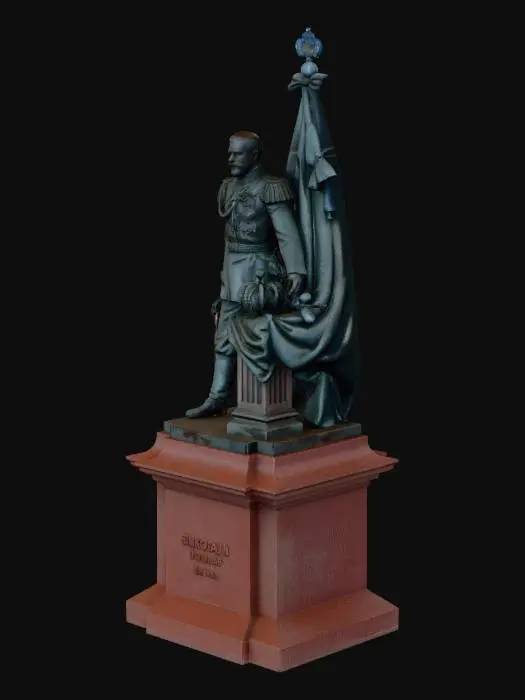 3D model for Nicholas II statue