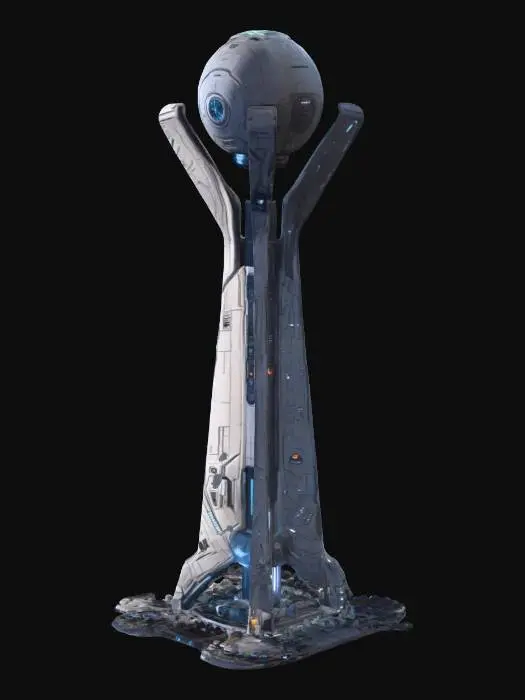 3D model for scifi post