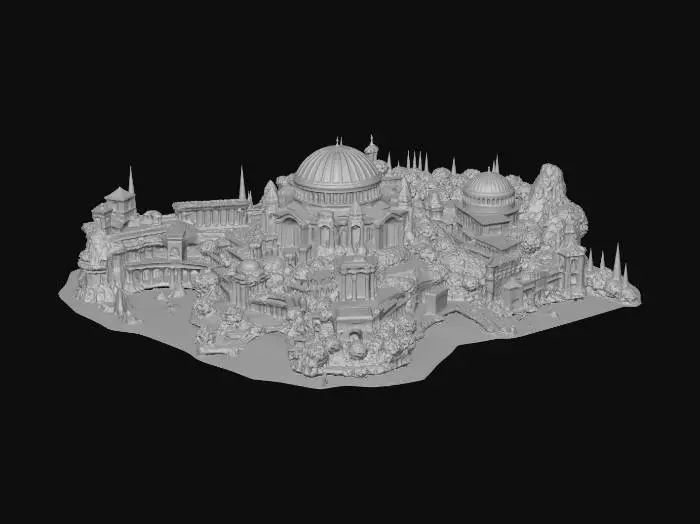 3D model for Elysian Island