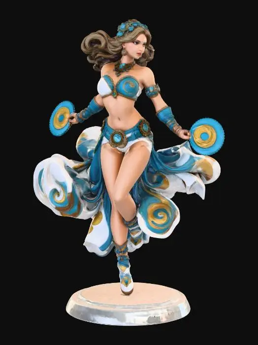 3D model for Celestial Dancer