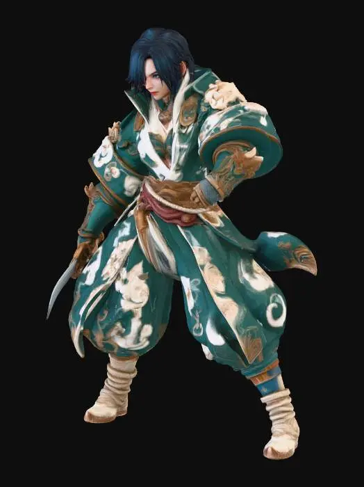 3D model for Warrior's Resolve