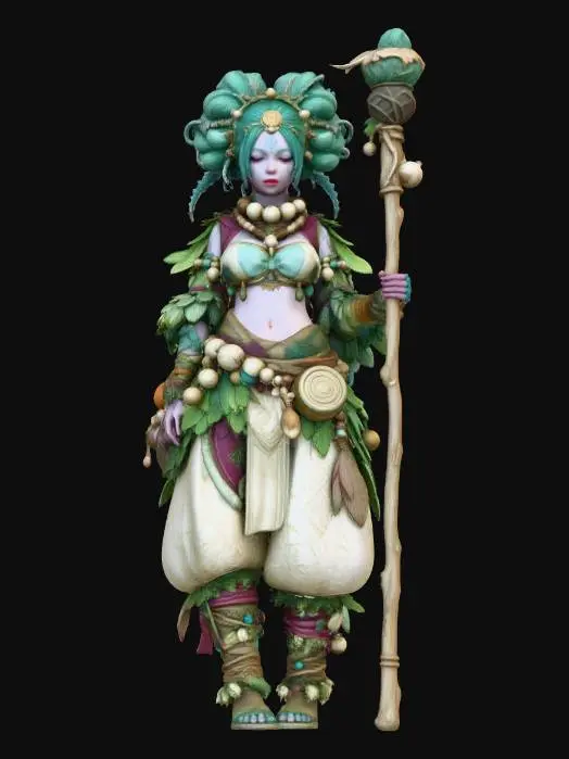 3D model for Enchanted Forest Guardian