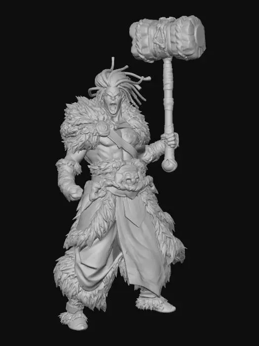 3D model for Warrior's Roar