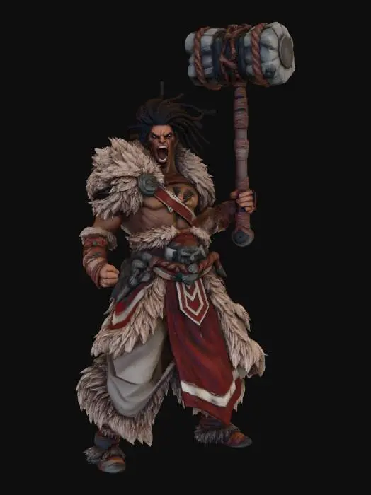 3D model for Warrior's Roar