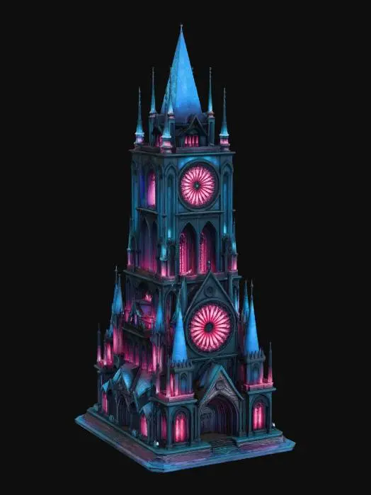 3D model for Ethereal Cathedral