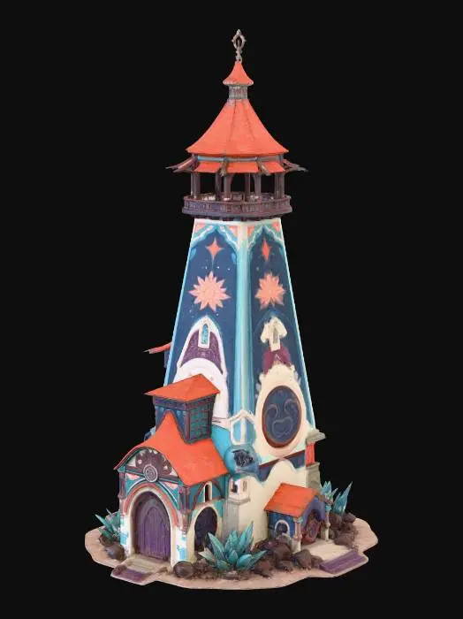 3D model for Celestial Tower