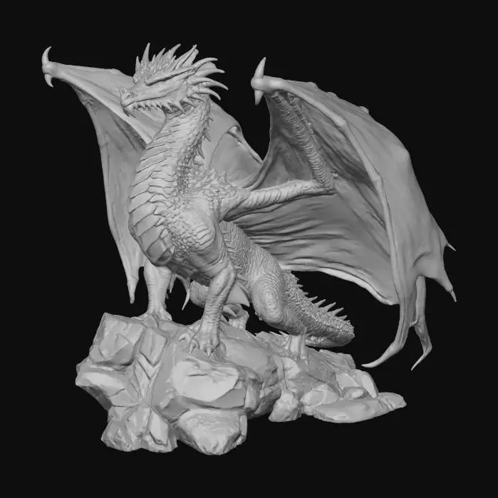 3D model for Red Dragon