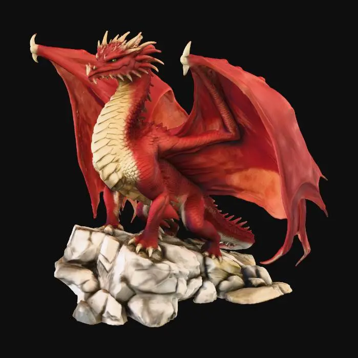3D model for Red Dragon
