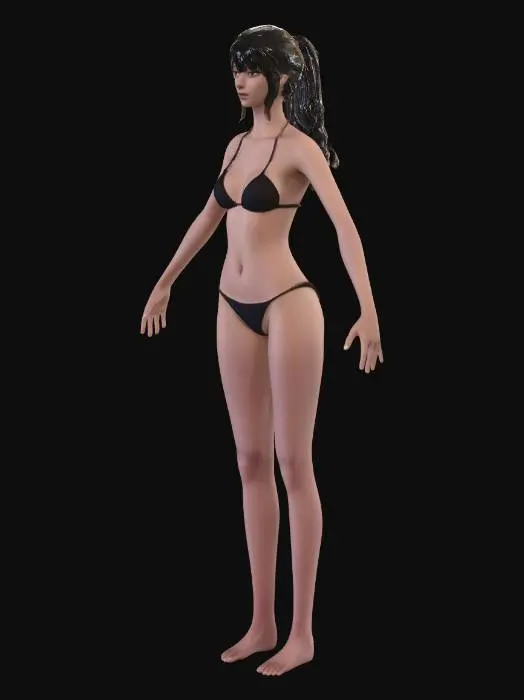 3D model for #EasterEgg2026#, Sunkissed Silhouette