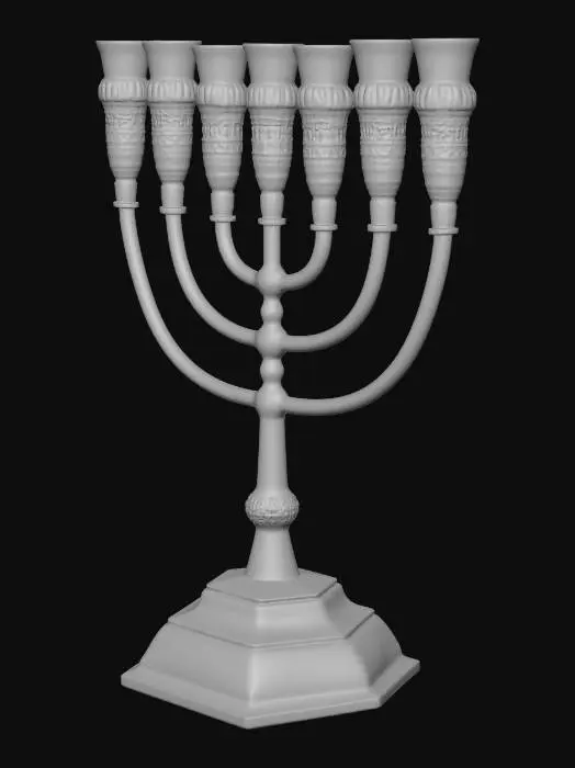 3D model for Menorah Display