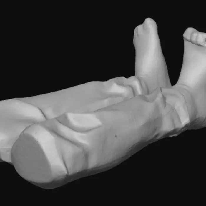 3D model for Socks, legs, feet,