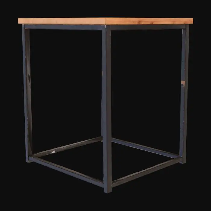 3D model for Wooden Side Table