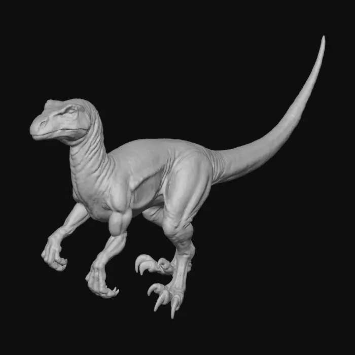 3D model for Velociraptor Raptor Dinosaur