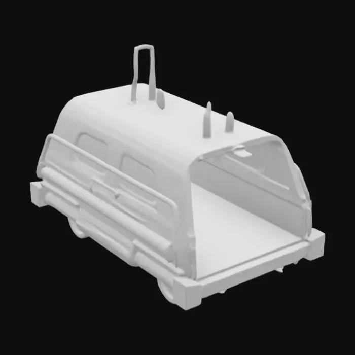 3D model for Лифтовая платформа, с кнопками, 9 из десяти сломаны, на оставшейся кнопке должна быть стёрта белая краска (кнопка красного). На текстуре лифта должна быть видна в некоторых местах ржавчина (в углах перил, например). Также должна быть установлена лампочка сверху (лифт открытого типа, видно внутренности). Лифт должен ехать по рельсам (сделай внизу колёсики). Также лифт должен быть пыльным, для ощущения того, что он долго не использовался.