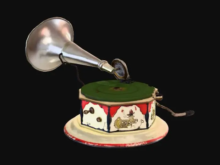 3D model for Toy Gramophone