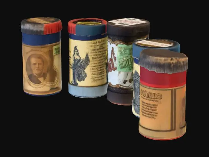 3D model for phonograph rolls