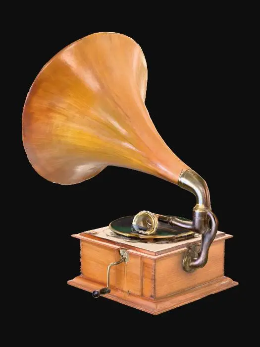3D model for Damasco Horn Gramophone