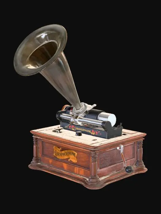 3D model for Vintage Graphophone