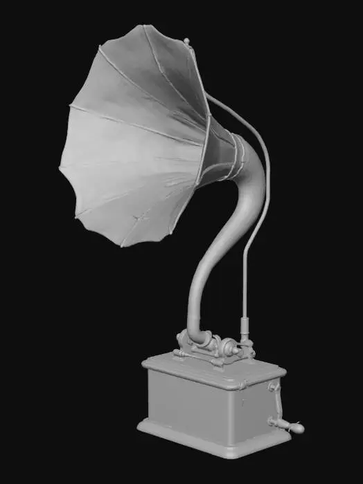 3D model for Vintage Music Machine