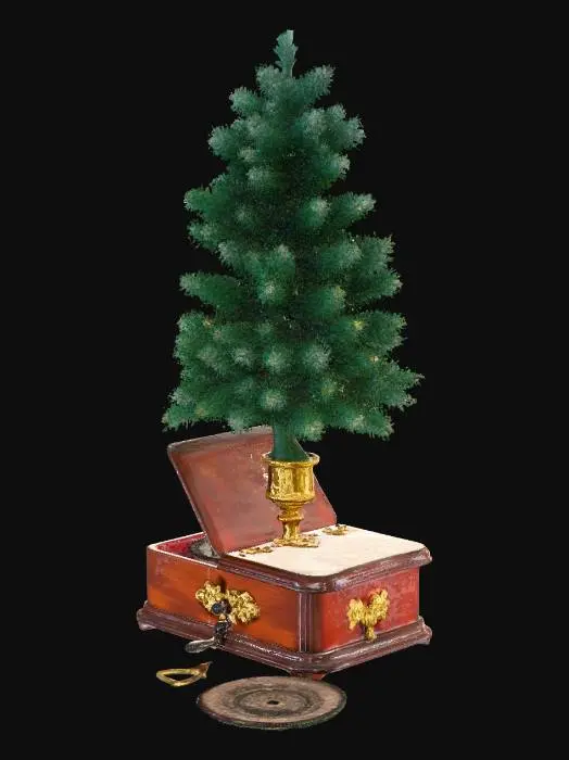 3D model for gramophone christmas tree