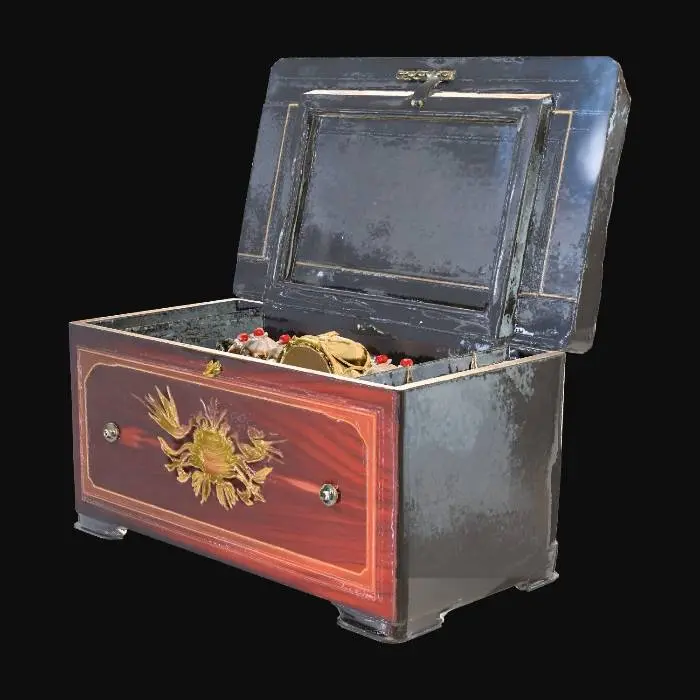 3D model for cylinder music box