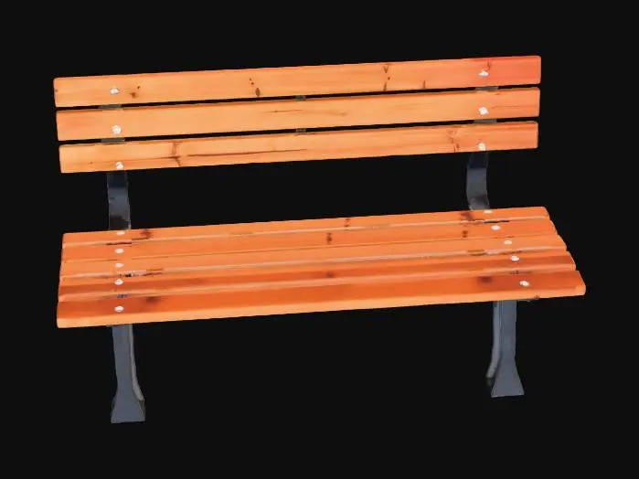 3D model for Sunny Park Bench