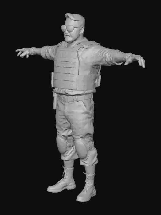 3D model for Tactical Stance