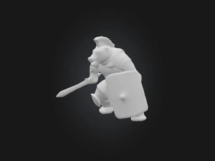 3D model for Gladiator Polar Bear, #PBR#