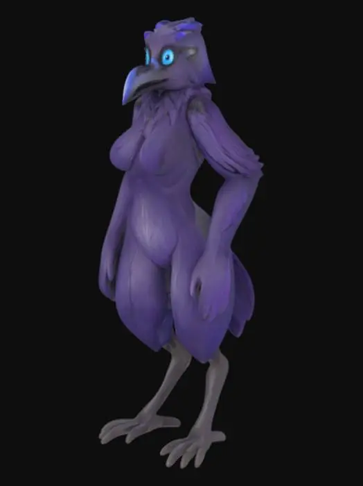 3D model for Avian Elegance